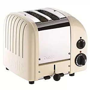 Dualit 2 Slice Classic Toaster, Canvas White