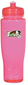 CollegeFanGear Siena Spectrum Pink Sport Bottle 28oz 'Official Logo'