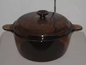 Corning Visions Visionware Amber 4.5L Dutch Oven Pot w/ Lid - Teflon Coated