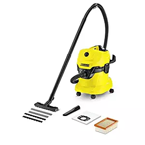 Karcher WD4 Multi-Purpose Wet Dry Vacuum Cleaner with 1800W Motor, Space-Saving Design