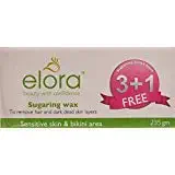 Elora sugaring paste hair removal for bikini area & sensitive skin (8.2 ounces/235 gm) - Free bar included in your pack!