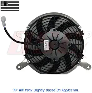 High Performance Replacement Radiator Cooling Fan For 2015-2016 YAMAHA GRIZZLY 700