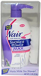 Nair Shower Power Max Women Hair Remover, 11 Ounce