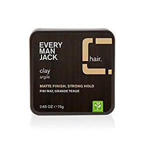 Every Man Jack Styling Clay, Fragrance Free, 2.65 ounce