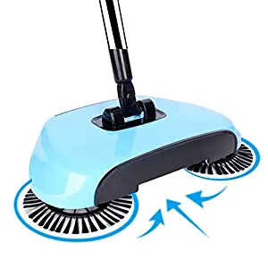 YJ-Bear 360 Rotary Manual Floor Dust Sweeper Household Cleaning Hand Push Sweeper Broom Without Electricity