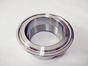 DN32 1.2" (40Mm) Adapter For Heating Element,Tri-Clamp 2",Stainless Steel 304