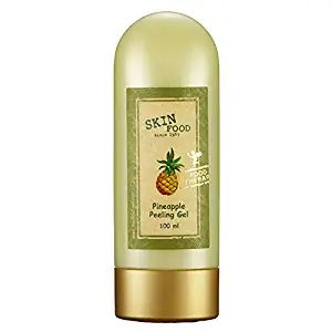 SKIN FOOD Pineapple Peeling Gel 3.38 fl.oz. (100ml) - Pineapple and Aloe Contained AHA Deep Facial Exfoliating Gel, Eliminates Sebum, Skin Clear and Blemish-Free