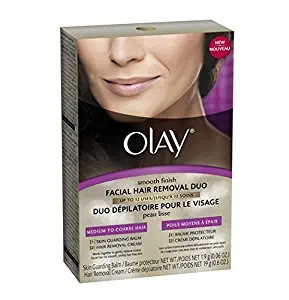 Olay Smooth Finish Facial Hair Removal Duo - Medium To Coarse Hair, Box. by Olay