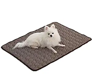 Naivedream Pet Cooling Pad Extra Large Dog Summer Sleeping Mat Pet Cats Cooling Blanket Sleep Cushion Pet Supplies Keep Pets Cool Comfort for Cats and Dogs for Kennel Sofa Bed Floor Travel Car Seats