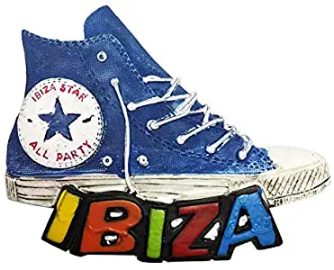 Europe Spain Ibiza sneakers, 3D resin refrigerator magnets handmade, tourist souvenirs Home kitchen supplies, handicraft decoration.