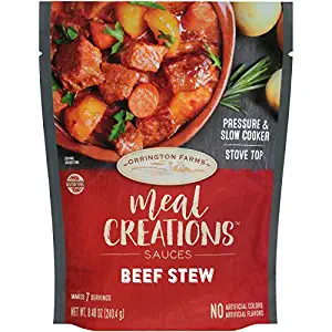 Orrington Farms Meal Creations Sauce, Beef Stew, 3Count
