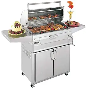 Fire Magic Legacy 22-SC01C-61 Stand Alone Charcoal Grill with Smoker Oven/Hood