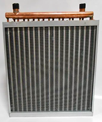 22x24 Water to Air Heat Exchanger Hot Water Coil Outdoor Wood Furnace