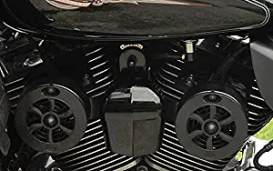 CMBKG-1 Love Jugs Cool Master Gloss Black V-Twin Engine Cooling System for Harley Motorcycles