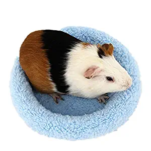 BWOGUE Hamster Bed,Round Velvet Warm Sleep Mat Pad for Hamster/Hedgehog/Squirrel/Mice/Rats and Other Small Animals