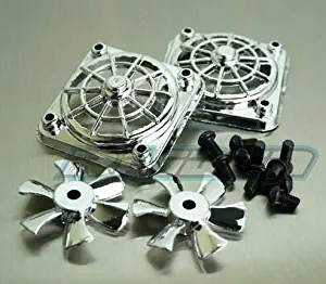 Raidenracing 1/10 Scale RC Crawler Short Course Accessory Realistic Cooling Fan for 1/10 Short Course Slash Twin Hammers HSP SC