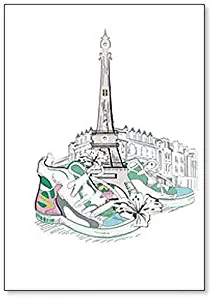 Travel In Sneakers Through France Classic Fridge Magnet