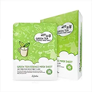 Esfolio Pure Skin Mask Box, Green Tea Essence, 11.8 Ounce