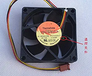 70x70x20mm R127020DU T 12V 0.4A 3Wire 7cm 70mm CPU Cooler Fan with Temperature Control TT-7020T