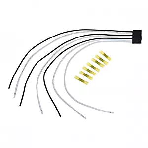 PartsSquare 7 Wire Pigtail Blower Motor Resistor Plug Connector Compatible with 99 00 01 02 03 04 05 CHEVY SILVERADO TAHOE GMC SIERRA YUKON 93-05 PONTIAC FIREBIRD GRAND 97-05 BUICK CENTURY Harness