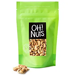 Dry Roasted Cashews Unsalted Oven Baked in Small Batches Without Any Oils Added 2 Pound Bag - Oh! Nuts