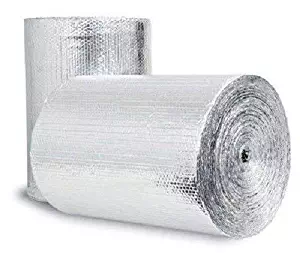 400sqft Double Bubble Reflective Foil Insulation (4 X 100 Ft Roll) Industrial Strength, Commercial Grade, No Tear, Radiant Barrier Wrap (Weatherproofing Attics Windows Garages RV's Ducts & More)