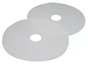Nesco MS-2-6 Clean-a-Screen for Dehydrators FD-1010/FD-1018P/FD-1020, Large, Set of 2, White