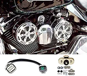 Love Jugs Cool Master Chrome with Vibration Master Kit & ADT V-Twin Engine Cooling System for 2017-Newer Harley M8 Touring Motorcycles
