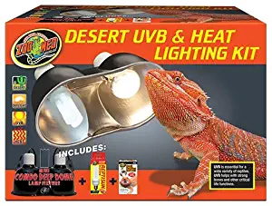 Zoo Med Desert UVB & Heat Lighting Dual Kit