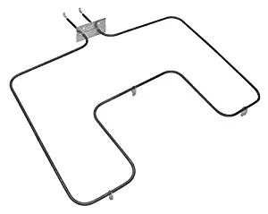 Edgewater Parts 318255006 Oven Bake Element, 3000W, 240V, 90° .250" Male Terminal Connections, Compatible With Frigidaire and Electrolux