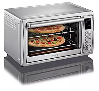 KRUPS OK710D51 Stainless Steel Deluxe Oven, 6 slices, with 8 preset functions and Adjustable cooking time, Silver