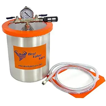 Best Value Vacs 3GSSVAC Stainless Steel Vacuum and Degassing Chamber, 3 gal Capacity