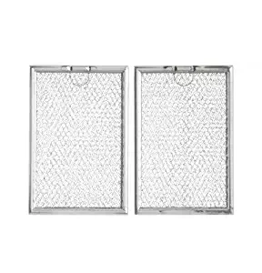 WB06X10309 Microwave Grease Filter - 2 Pack For GE Microwave-Aftermarket Replacement WB06X10359 ( Size 7.6'' X 5.1'')