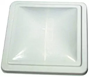 Camco 40161/40168 White Unbreakable Polycarbonate Vent Lid - Ventline (pre 2008) & Elixir (since 1994)