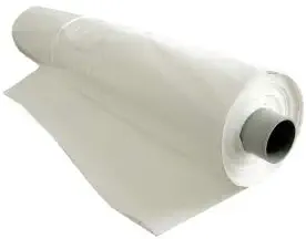A&A Greenhouse White Plastic Film Polyethylene Covering 4 Year 6 Mil (12ft Wide X 25ft Long)
