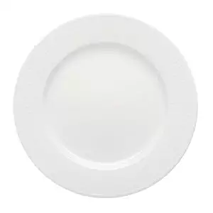 Swedish Grace 10.6" Dinner Plate Color: Snow