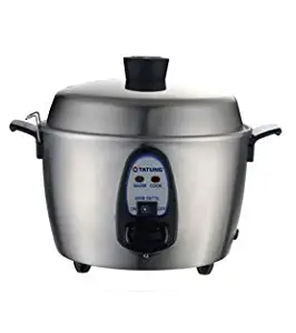 Tatung TAC-06KN 6 Cups Indirect Heating Stainless Steel Rice Cooker by Tatung
