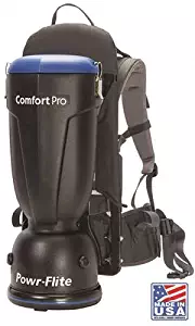Powr-Flite BP6S Comfort Pro Backpack Vacuum, 6 quart Capacity