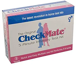 Check Mate Infidelity Test Kit - 10 Tests - Check your spouse, boyfriend, girlfriend, partner.