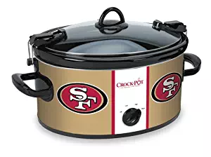 Crockpot SCCPNFL600-SF Crock-Pot San Francisco 49'Ers Cook & Carry Slow Cooker, Red