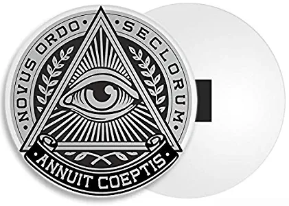 Destination Vinyl Ltd All Seeing Eye of Providence Fridge Magnet - Freemason Masonic Travel Gift #4512