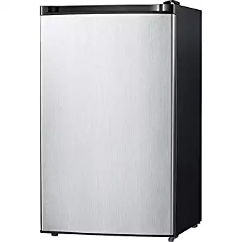 Daewoo FR-044RVSE Compact Refrigerator 4.4 Cu. Ft. | Silver