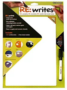 It's Academic Re:Writes 10 x 13 Inches, White, 1 Note and 1 Dry Erase Marker (07068)