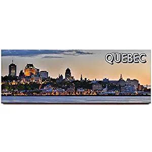 Quebec City panoramic fridge magnet Canada travel souvenir