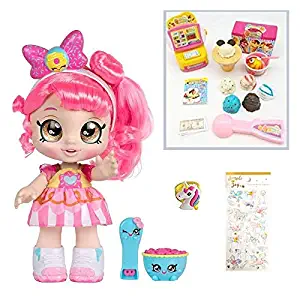 Kindi Kids Snack Time Friends, Pre-School 10" Doll - Donatina - Simple Joy Toys Gift Set