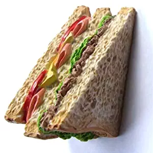 Fast Food Ham Tuna Sandwich High Quality Resin 3d Fridge Magnet