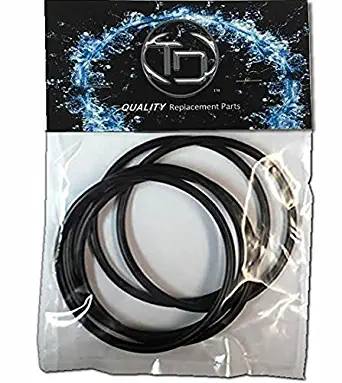 (5 Pack)Whirlpool WHKF-DWHBB OR-100 Clear 10" Big Blue Water Filter Cover O'Rings