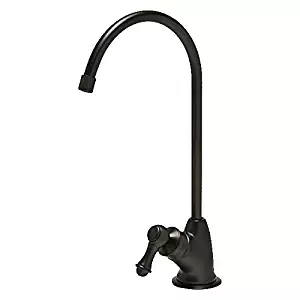 Lead-Free 100% Safe Oil Rubbed Bronze Kitchen Drinking Water Faucet, Compatible with 1/4" & 3/8" water line, European Style Kitchen Sink Faucet, Non Air Gap