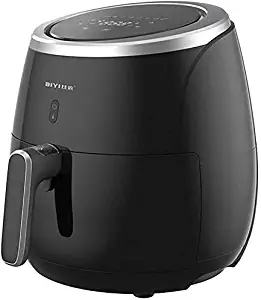 GWDFSU Large Capacity Air Fryer, 2000 Watt Electric Hot Air Cooker, Digital Touch Screen with 8 Cooking Presets, with Anti-scalding Handle Home Kitchen