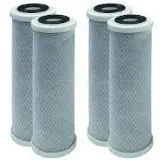 4 Pack of Compatible Filters for Hydro Life Carbon Block Replacement Cartridge by CFS